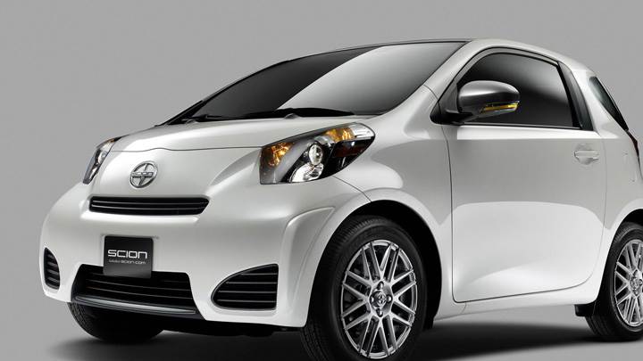 2011 Scion iQ in White Front Side Pose